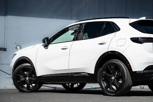 white Buick SUV