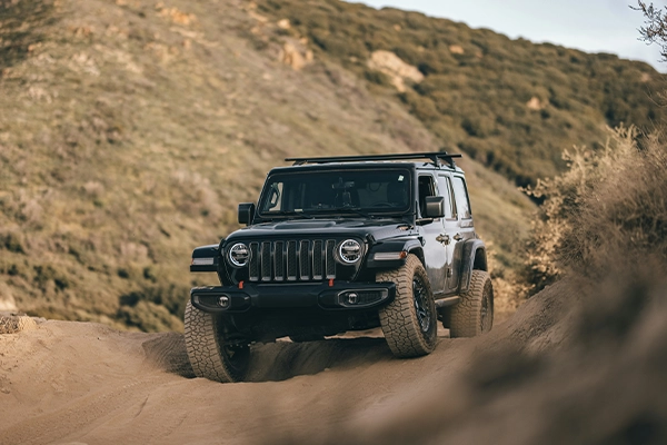 black Jeep wrangler