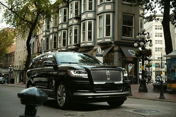 black Lincoln SUV